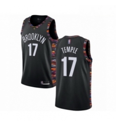 Mens Brooklyn Nets 17 Garrett Temple Authentic Black Basketball Jersey 2018 19 City Edition Mens Brooklyn Nets 17 Garrett Temple Authentic Black Basketball Jersey 2018 19 City Edition