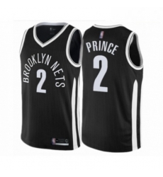 Mens Brooklyn Nets 2 Taurean Prince Authentic Black Basketball Jersey City Edition Mens Brooklyn Nets 2 Taurean Prince Authentic Black Basketball Jersey City Edition
