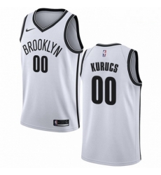 Mens Nike Brooklyn Nets 00 Rodions Kurucs Swingman White NBA Jersey Association Edition Mens Nike Brooklyn Nets 00 Rodions Kurucs Swingman White NBA Jersey Association Edition