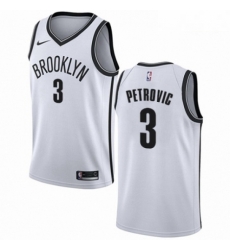 Mens Nike Brooklyn Nets 3 Drazen Petrovic Authentic White NBA Jersey Association Edition Mens Nike Brooklyn Nets 3 Drazen Petrovic Authentic White NBA Jersey Association Edition