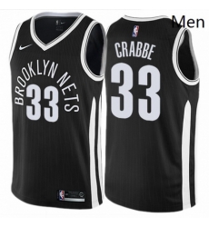 Mens Nike Brooklyn Nets 33 Allen Crabbe Authentic Black NBA Jersey City Edition Mens Nike Brooklyn Nets 33 Allen Crabbe Authentic Black NBA Jersey City Edition