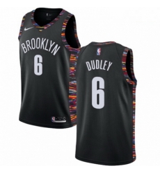 Mens Nike Brooklyn Nets 6 Jared Dudley Swingman Black NBA Jersey 2018 19 City Edition Mens Nike Brooklyn Nets 6 Jared Dudley Swingman Black NBA Jersey 2018 19 City Edition
