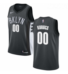 Youth Nike Brooklyn Nets 00 Rodions Kurucs Swingman Gray NBA Jersey Statement Edition Youth Nike Brooklyn Nets 00 Rodions Kurucs Swingman Gray NBA Jersey Statement Edition