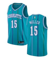 Men Charlotte Hornets 15 Percy Miller Aqua Stitched Basketball Jersey Men Charlotte Hornets 15 Percy Miller Aqua Stitched Basketball Jersey
