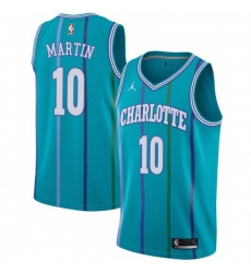 Men Nike Charlotte Hornets 10 Caleb Martin Aqua NBA Jordan Swingman Hardwood Classics Jersey Men Nike Charlotte Hornets 10 Caleb Martin Aqua NBA Jordan Swingman Hardwood Classics Jersey