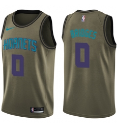 Nike Hornets #0 Miles Bridges Green NBA Swingman Salute to Service Jersey Nike Hornets #0 Miles Bridges Green NBA Swingman Salute to Service Jersey