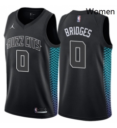 Womens Nike Jordan Charlotte Hornets 0 Miles Bridges Swingman Black NBA Jersey City Edition Womens Nike Jordan Charlotte Hornets 0 Miles Bridges Swingman Black NBA Jersey City Edition