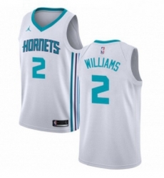 Womens Nike Jordan Charlotte Hornets 2 Marvin Williams Swingman White NBA Jersey Association Edition Womens Nike Jordan Charlotte Hornets 2 Marvin Williams Swingman White NBA Jersey Association Edition