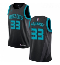Womens Nike Jordan Charlotte Hornets 33 Alonzo Mourning Swingman Black NBA Jersey 2018 19 City Edition Womens Nike Jordan Charlotte Hornets 33 Alonzo Mourning Swingman Black NBA Jersey 2018 19 City Edition
