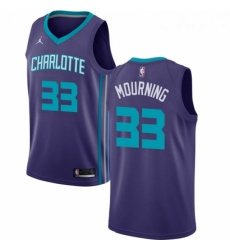 Womens Nike Jordan Charlotte Hornets 33 Alonzo Mourning Swingman Purple NBA Jersey Statement Edition Womens Nike Jordan Charlotte Hornets 33 Alonzo Mourning Swingman Purple NBA Jersey Statement Edition