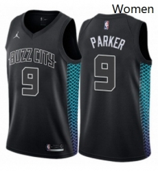 Womens Nike Jordan Charlotte Hornets 9 Tony Parker Swingman Black NBA Jersey City Edition Womens Nike Jordan Charlotte Hornets 9 Tony Parker Swingman Black NBA Jersey City Edition