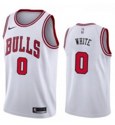 2019 NBA Draft Chicago Bulls #0 Coby White White color Jersey 2019 NBA Draft Chicago Bulls #0 Coby White White color Jersey