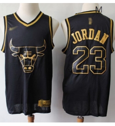 Bulls #23 Michael Jordan Black Gold Basketball Swingman Limited Edition Jersey Bulls #23 Michael Jordan Black Gold Basketball Swingman Limited Edition Jersey