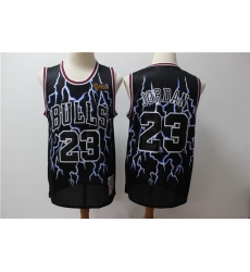 Bulls 23 Michael Jordan Black Hardwood Classics Lightning Limited Edition Jersey Bulls 23 Michael Jordan Black Hardwood Classics Lightning Limited Edition Jersey