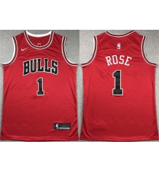Men Chicago Bulls 1 Derrick Rose Red Stitched Basketball Jersey Men Chicago Bulls 1 Derrick Rose Red Stitched Basketball Jersey