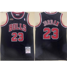 Men Chicago Bulls 23 Michael Jordan Black 1997 98 Throwback Champions Stitched Jersey Men Chicago Bulls 23 Michael Jordan Black 1997 98 Throwback Champions Stitched Jersey