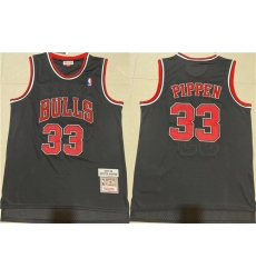 Men Chicago Bulls 33 Scottie Pippen Black 1997 98 Throwback Stitched Jersey Men Chicago Bulls 33 Scottie Pippen Black 1997 98 Throwback Stitched Jersey