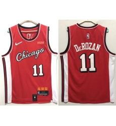 Men Nike Chicago Bulls DeMar DeRozan #11 75th Anniversary NBA Stitched Jersey Men Nike Chicago Bulls DeMar DeRozan #11 75th Anniversary NBA Stitched Jersey