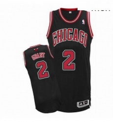 Mens Adidas Chicago Bulls 2 Jerian Grant Authentic Black Alternate NBA Jersey Mens Adidas Chicago Bulls 2 Jerian Grant Authentic Black Alternate NBA Jersey