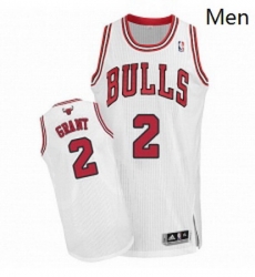 Mens Adidas Chicago Bulls 2 Jerian Grant Authentic White Home NBA Jersey Mens Adidas Chicago Bulls 2 Jerian Grant Authentic White Home NBA Jersey