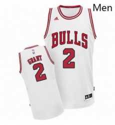 Mens Adidas Chicago Bulls 2 Jerian Grant Swingman White Home NBA Jersey Mens Adidas Chicago Bulls 2 Jerian Grant Swingman White Home NBA Jersey