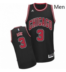 Mens Adidas Chicago Bulls 3 Omer Asik Swingman Black Alternate NBA Jersey Mens Adidas Chicago Bulls 3 Omer Asik Swingman Black Alternate NBA Jersey