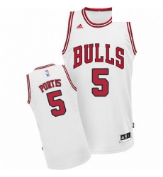 Mens Adidas Chicago Bulls 5 Bobby Portis Swingman White Home NBA Jersey Mens Adidas Chicago Bulls 5 Bobby Portis Swingman White Home NBA Jersey