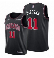 Men's Chicago Bulls #11 DeMar DeRozan Black Edition Swingman Stitched Basketball Jersey Men's Chicago Bulls #11 DeMar DeRozan Black Edition Swingman Stitched Basketball Jersey