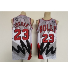 Men's Chicago Bulls #23 Michael Jordan Throwback Basketball Jersey Men's Chicago Bulls #23 Michael Jordan Throwback Basketball Jersey