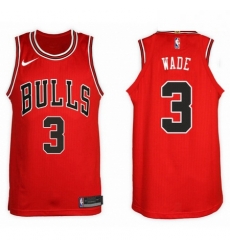 Nike NBA Chicago Bulls 3 Dwyane Wade Jersey 2017 18 New Season Red Jersey Nike NBA Chicago Bulls 3 Dwyane Wade Jersey 2017 18 New Season Red Jersey