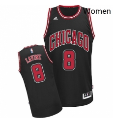 Womens Adidas Chicago Bulls 8 Zach LaVine Swingman Black Alternate NBA Jersey Womens Adidas Chicago Bulls 8 Zach LaVine Swingman Black Alternate NBA Jersey