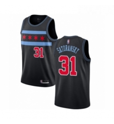 Womens Chicago Bulls 31 Tomas Satoransky Swingman Black Basketball Jersey City Edition Womens Chicago Bulls 31 Tomas Satoransky Swingman Black Basketball Jersey City Edition