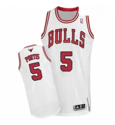 Youth Adidas Chicago Bulls 5 Bobby Portis Authentic White Home NBA Jersey Youth Adidas Chicago Bulls 5 Bobby Portis Authentic White Home NBA Jersey