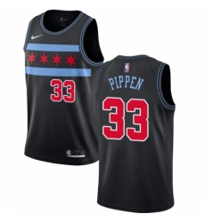 Youth Nike Chicago Bulls 33 Scottie Pippen Swingman Black NBA Jersey City Edition Youth Nike Chicago Bulls 33 Scottie Pippen Swingman Black NBA Jersey City Edition