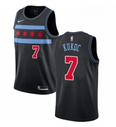 Youth Nike Chicago Bulls 7 Toni Kukoc Swingman Black NBA Jersey City Edition Youth Nike Chicago Bulls 7 Toni Kukoc Swingman Black NBA Jersey City Edition