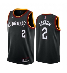 Men Nike Cleveland Cavaliers 2 Collin Sexton Black NBA Swingman 2020 21 City Edition Jersey Men Nike Cleveland Cavaliers 2 Collin Sexton Black NBA Swingman 2020 21 City Edition Jersey