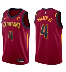 Men Nike Cleveland Cavaliers 4 KEVIN PORTER JR Red NBA Jersey Men Nike Cleveland Cavaliers 4 KEVIN PORTER JR Red NBA Jersey