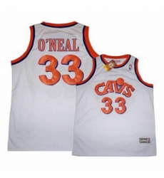 Mens Mitchell and Ness Cleveland Cavaliers 33 Shaquille ONeal Swingman White CAVS Throwback NBA Jersey Mens Mitchell and Ness Cleveland Cavaliers 33 Shaquille ONeal Swingman White CAVS Throwback NBA Jersey