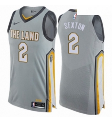 Mens Nike Cleveland Cavaliers 2 Collin Sexton Authentic Gray NBA Jersey City Edition Mens Nike Cleveland Cavaliers 2 Collin Sexton Authentic Gray NBA Jersey City Edition