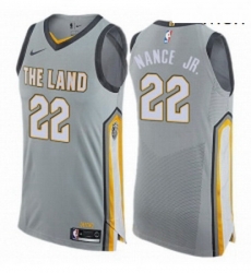 Mens Nike Cleveland Cavaliers 22 Larry Nance Jr Authentic Gray NBA Jersey City Edition Mens Nike Cleveland Cavaliers 22 Larry Nance Jr Authentic Gray NBA Jersey City Edition