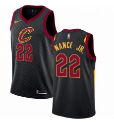 Mens Nike Cleveland Cavaliers 22 Larry Nance Jr Swingman Black NBA Jersey Statement Edition Mens Nike Cleveland Cavaliers 22 Larry Nance Jr Swingman Black NBA Jersey Statement Edition