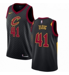 Mens Nike Cleveland Cavaliers 41 Ante Zizic Swingman Black NBA Jersey Statement Edition Mens Nike Cleveland Cavaliers 41 Ante Zizic Swingman Black NBA Jersey Statement Edition