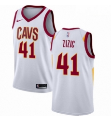 Mens Nike Cleveland Cavaliers 41 Ante Zizic Swingman White NBA Jersey Association Edition Mens Nike Cleveland Cavaliers 41 Ante Zizic Swingman White NBA Jersey Association Edition