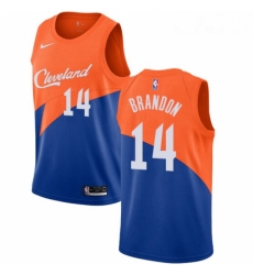 Womens Nike Cleveland Cavaliers 14 Terrell Brandon Swingman Blue NBA Jersey City Edition Womens Nike Cleveland Cavaliers 14 Terrell Brandon Swingman Blue NBA Jersey City Edition