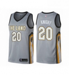 Youth Cleveland Cavaliers 20 Brandon Knight Swingman Gray Basketball Jersey City Edition Youth Cleveland Cavaliers 20 Brandon Knight Swingman Gray Basketball Jersey City Edition
