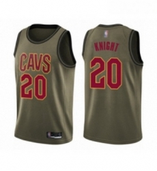 Youth Cleveland Cavaliers 20 Brandon Knight Swingman Green Salute to Service Basketball Jersey Youth Cleveland Cavaliers 20 Brandon Knight Swingman Green Salute to Service Basketball Jersey