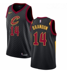 Youth Nike Cleveland Cavaliers 14 Terrell Brandon Authentic Black Alternate NBA Jersey Statement Edition Youth Nike Cleveland Cavaliers 14 Terrell Brandon Authentic Black Alternate NBA Jersey Statement Edition