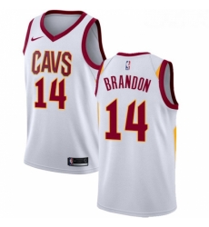 Youth Nike Cleveland Cavaliers 14 Terrell Brandon Authentic White Home NBA Jersey Association Edition Youth Nike Cleveland Cavaliers 14 Terrell Brandon Authentic White Home NBA Jersey Association Edition