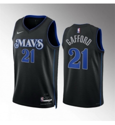 Men Dallas Mavericks 21 Daniel Gafford Black 2023 24 City Edition Stitched Basketball Jersey Men Dallas Mavericks 21 Daniel Gafford Black 2023 24 City Edition Stitched Basketball Jersey