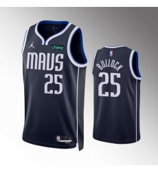 Men Dallas Mavericks 25 Reggie Bullock Navy Statement Edition Stitched Basketball Jersey Men Dallas Mavericks 25 Reggie Bullock Navy Statement Edition Stitched Basketball Jersey